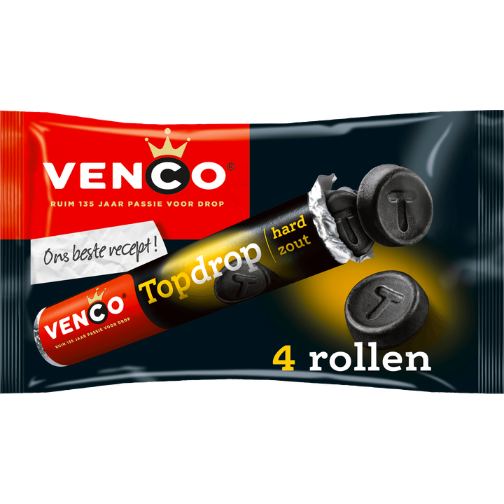Venco Topdrop Hard Zout 4 x 47 g