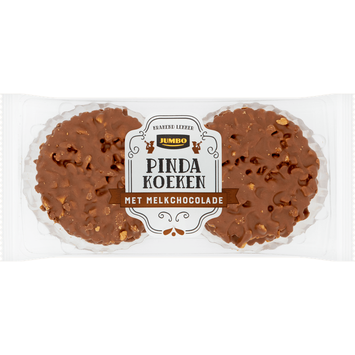 Pinda Koeken met Melkchocolade