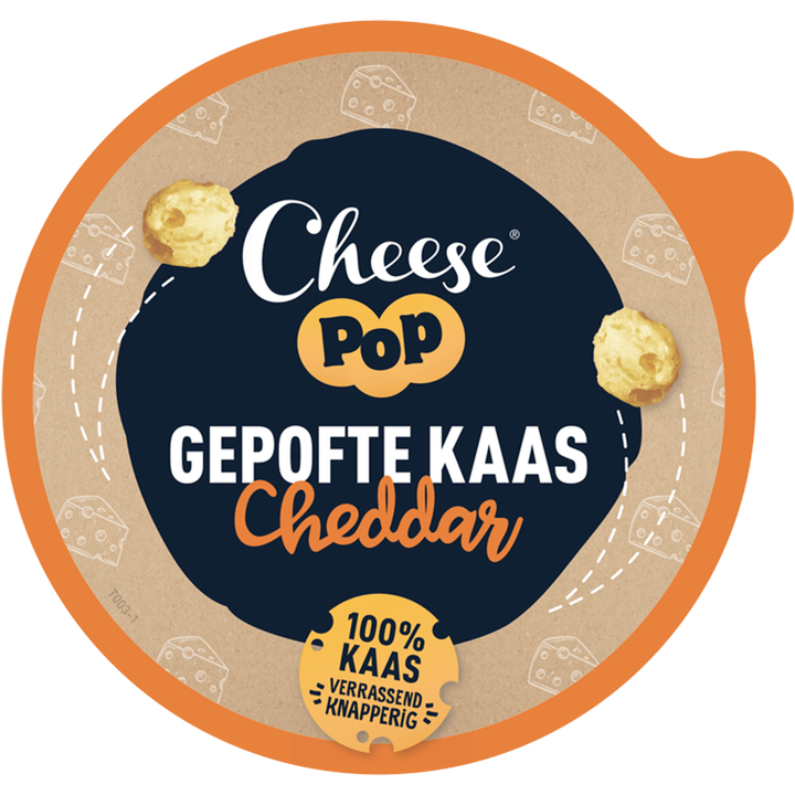 CHEESEPOPS Cheesepop Gepofte Kaasballetjes Cheddar 65 g
