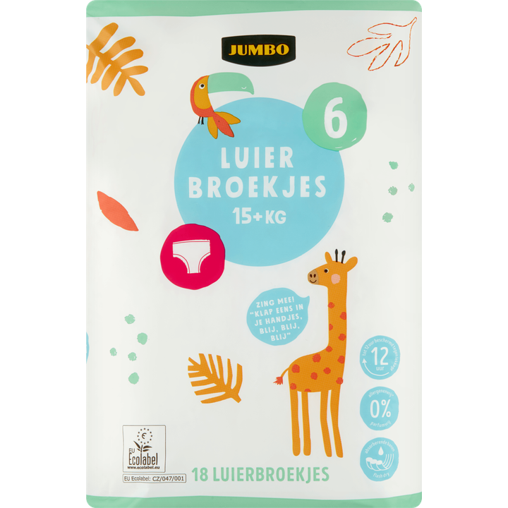 Luierbroekjes Maat 6 15+ kg 18 Stuks