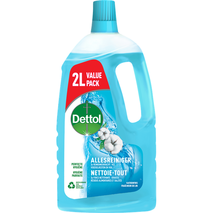 Dettol Allesreiniger Katoenfris Value Pack 2 L