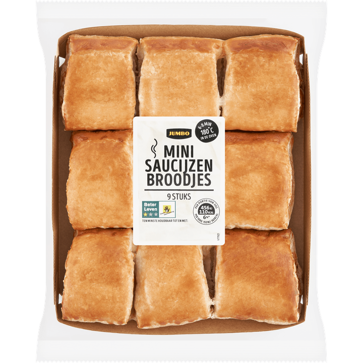 Jumbo - Mini Saucijzenbroodjes - 9 Stuks