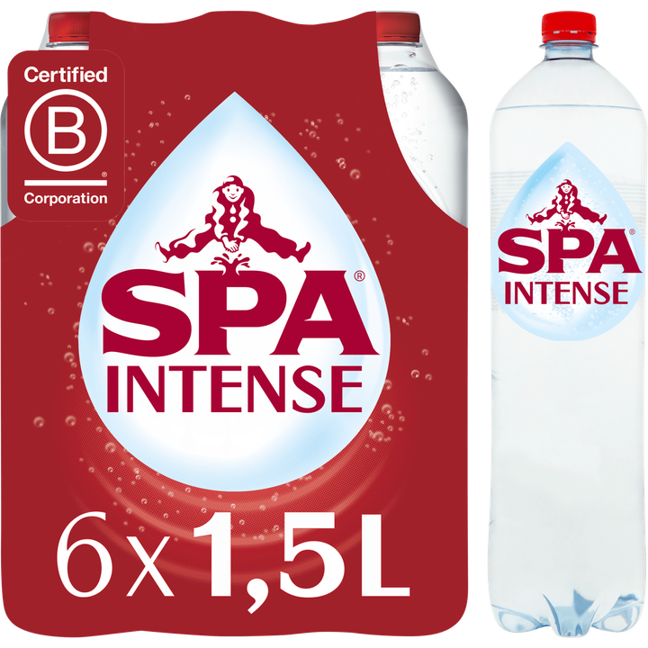 SPA INTENSE Bruisend Natuurlijk Mineraalwater 6x1,5L