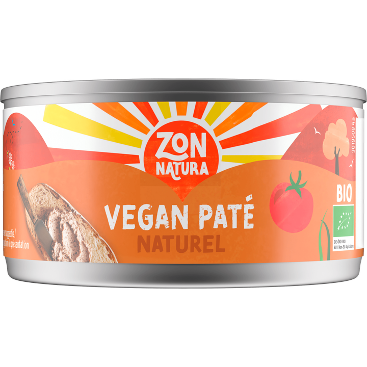 Zonnatura Biologische Vega Pate Naturel 125 g