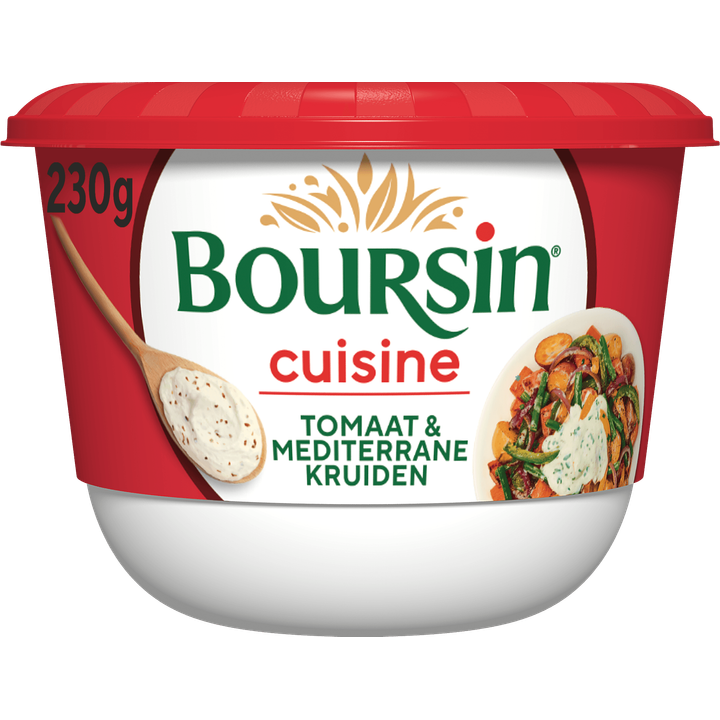 Boursin Cuisine Tomaat & Mediterrane Kruiden 230 g