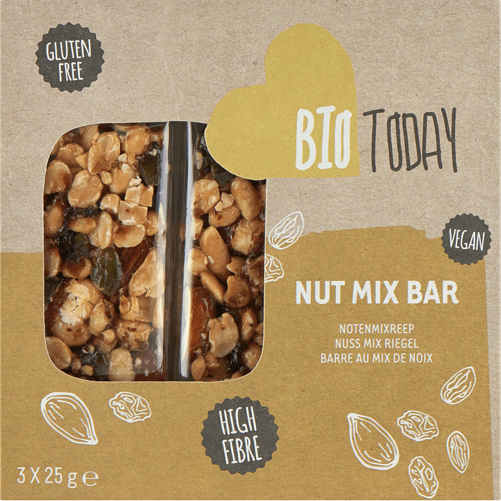BioToday Notenmixreep 3 x 25 g