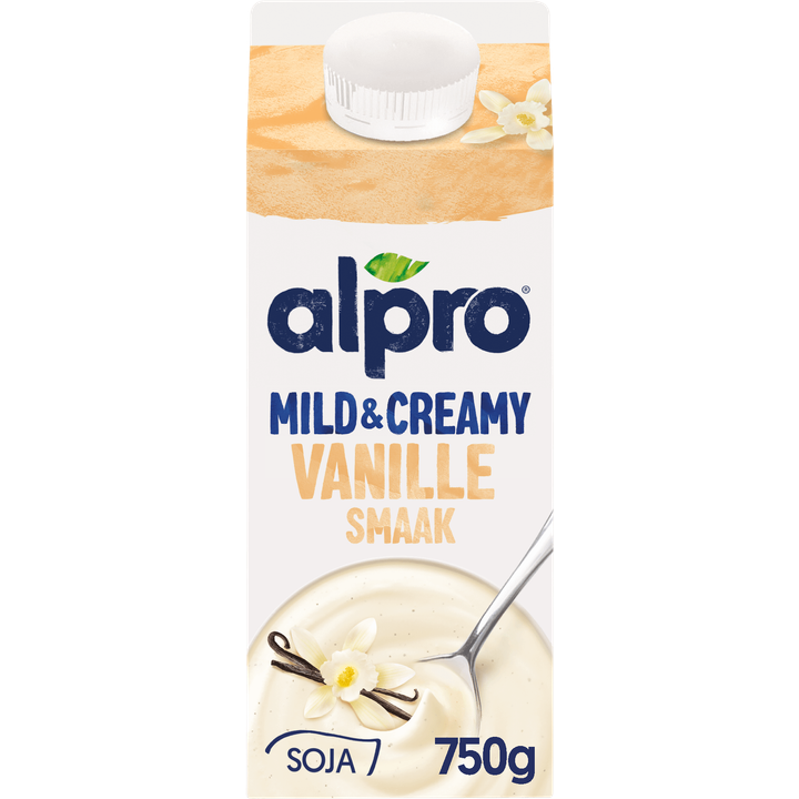 Alpro Mild & Creamy Vanille Plantaardige Variatie Op Yoghurt 750g