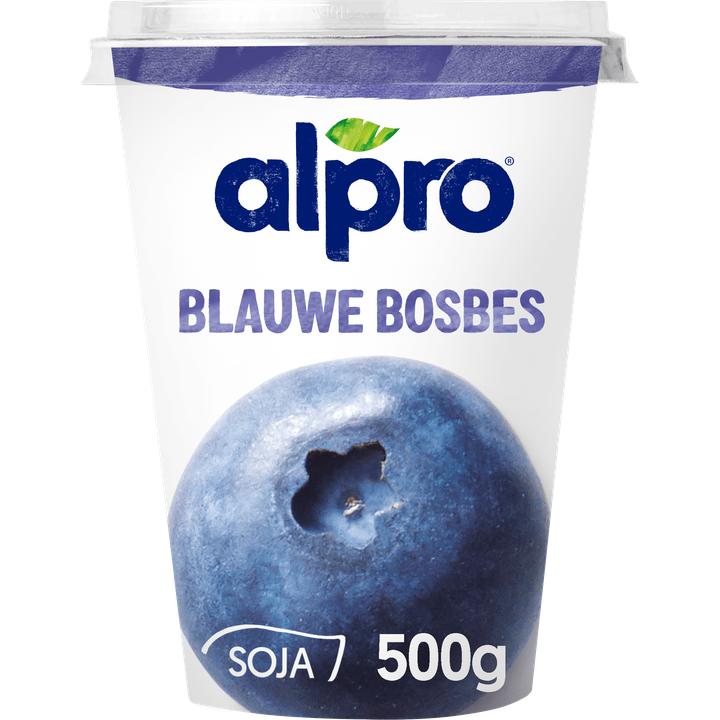 Alpro Plantaardige Variatie Op Yoghurt Bosbes 500g