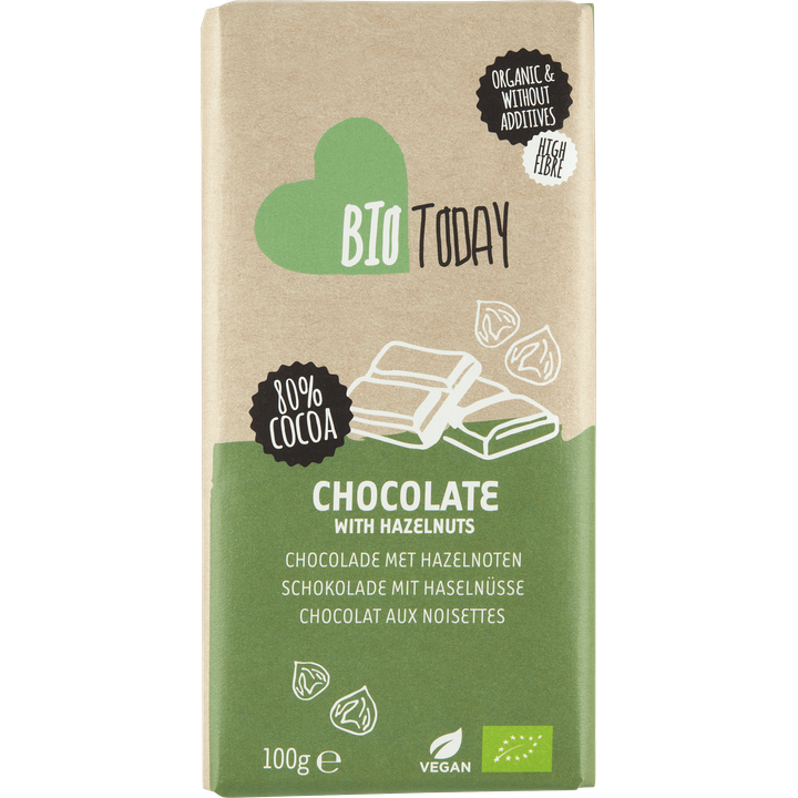 Chocolade met Hazelnoten