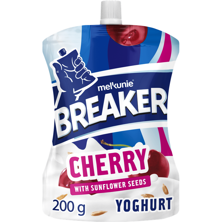 Melkunie Breaker Originals Kers Yoghurt met zonnebloempitten 200 g