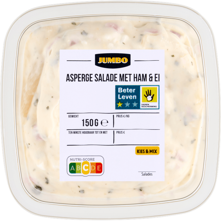 Asperge Salade met Ham & Ei