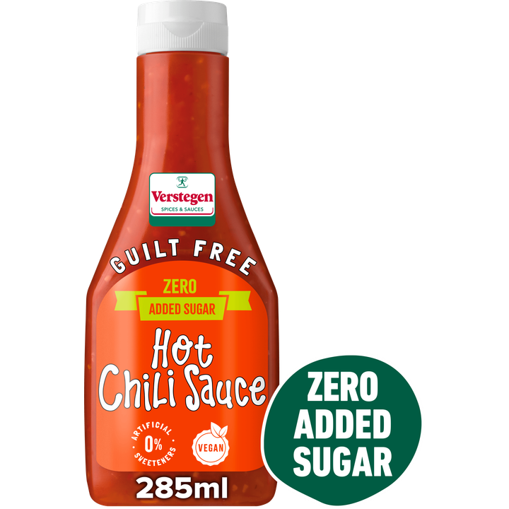Verstegen Guilt Free Hot Chili Sauce 285 ml