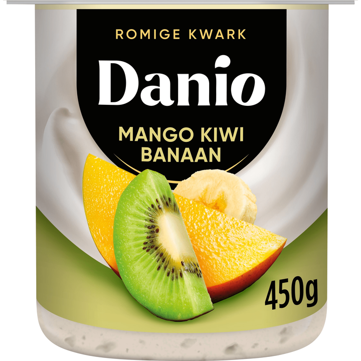 Danio Romige Kwark Mango Kiwi Banaan 450 g