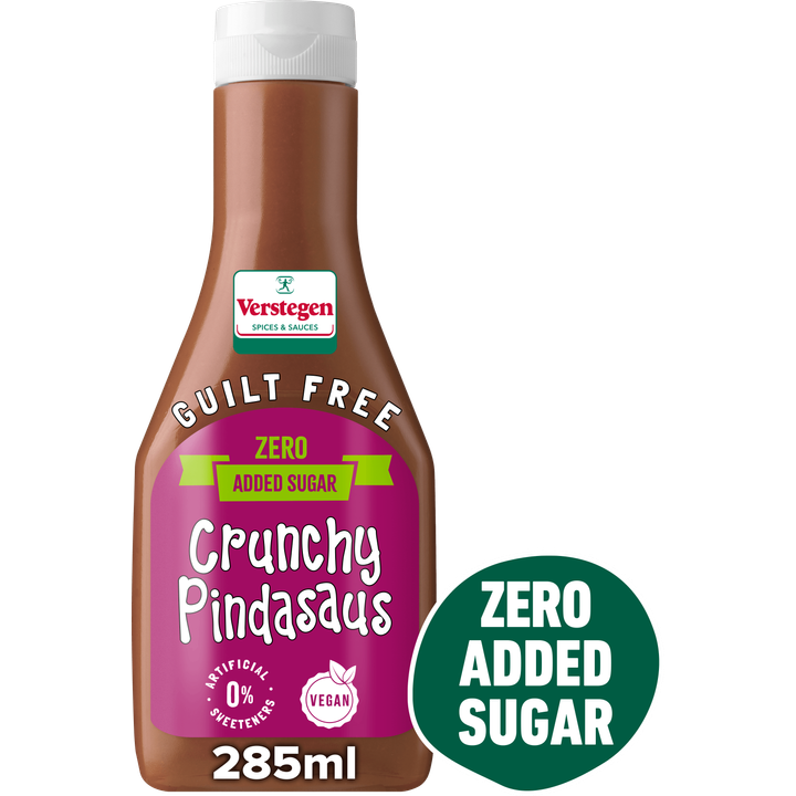 Verstegen Guilt Free Crunchy Pindasaus 285 ml