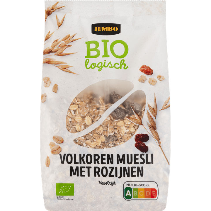 Biologisch Volkoren Muesli met Rozijnen