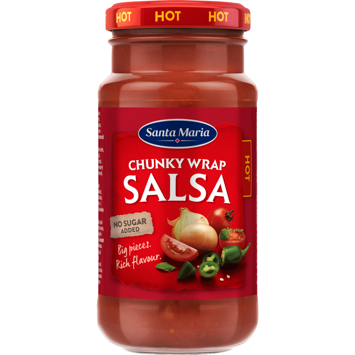 Santa Maria Chunky Wrap Salsa Hot 230 g