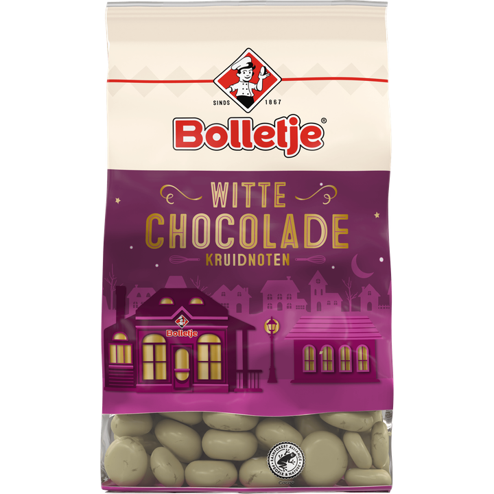 Bolletje Witte Chocolade Kruidnoten 250 g