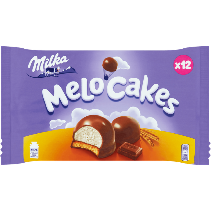 Milka Melo-Cakes Chocolade Cakejes 12 Stuks 200 g