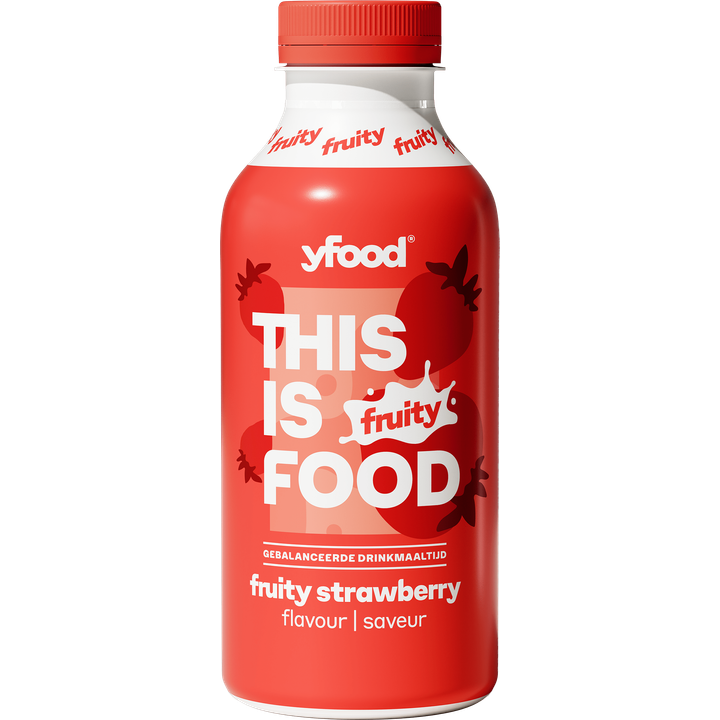 YFood Drinkmaaltijd Fruity Strawberry 500ML