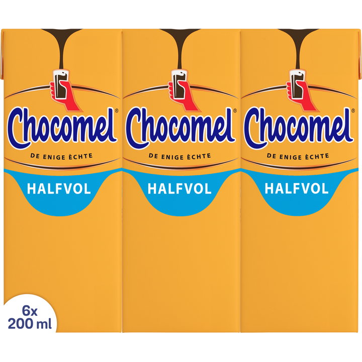 Chocomel Halfvol 6 x 200 ml