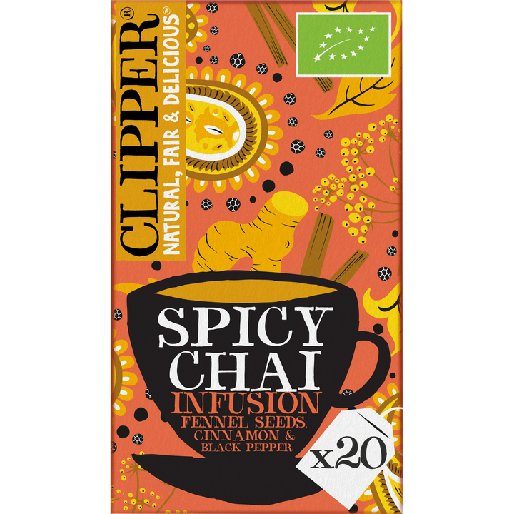 Clipper Spicy Chai Organic Infusion 20 stuks 50g
