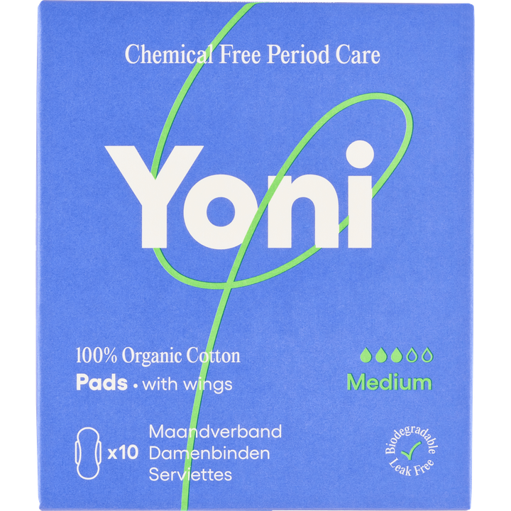 Yoni Maandverband with Wings Medium 10 Stuks