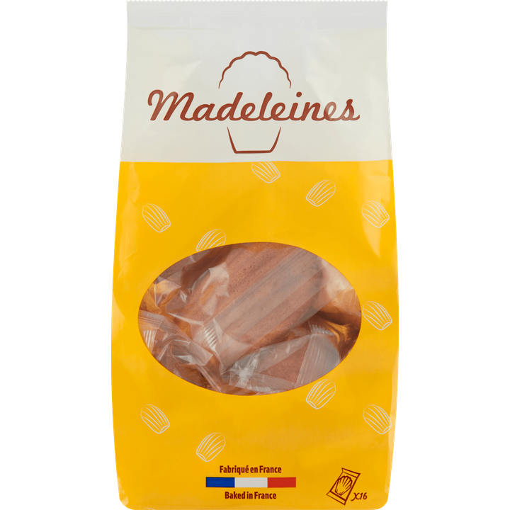 Merkloos Madeleines 16 Stuks 400 g