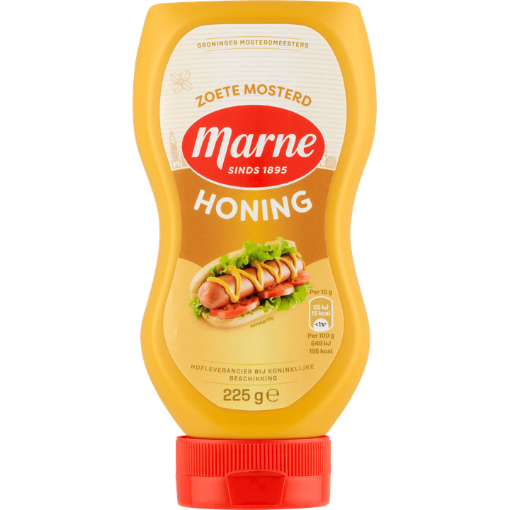 Marne Zoete Mosterd Honing 225 g
