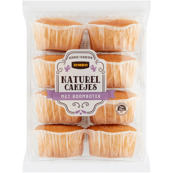 Naturel Cakejes met Roomboter