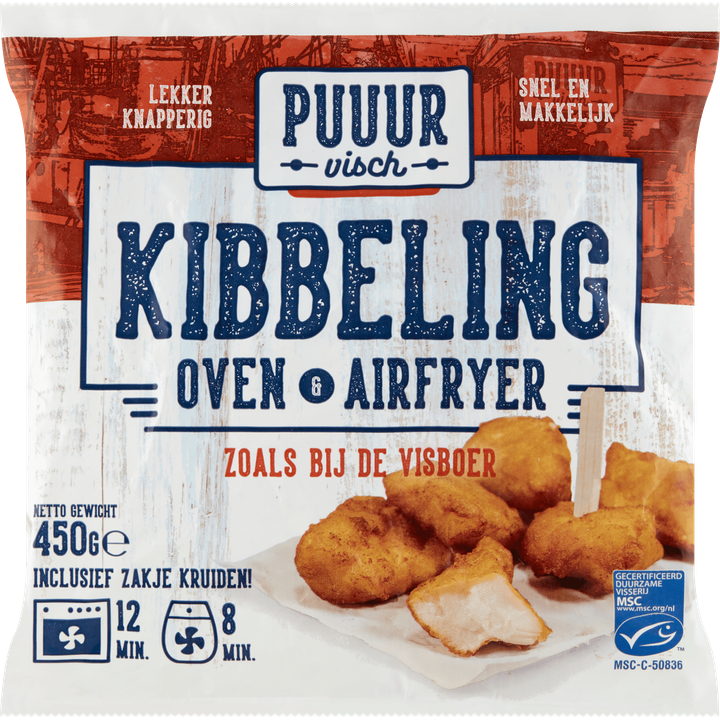 Puuur visch Kibbeling Oven & Airfryer 450 g