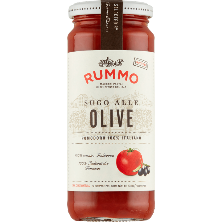 Sugo Alle Tomatensaus met Olijven