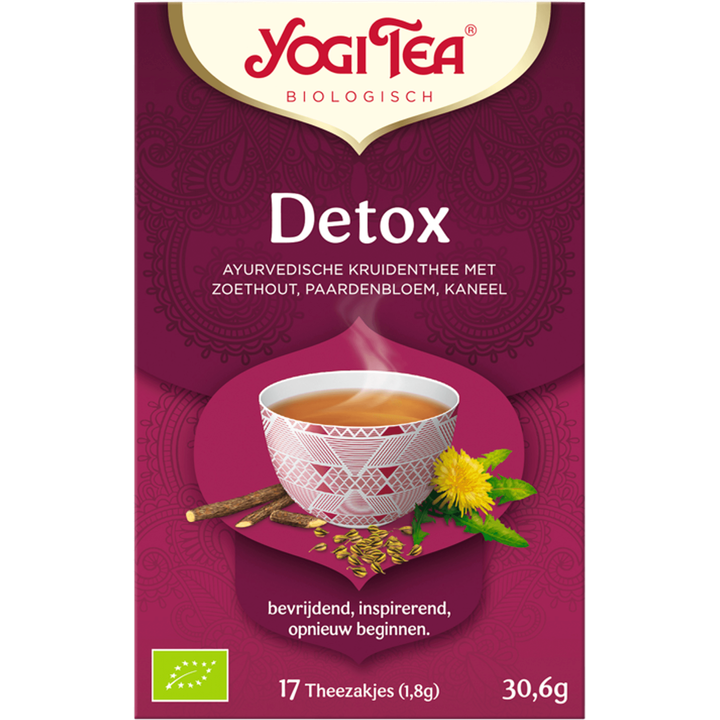 Yogi Tea Biologisch Detox Thee 17 Stuks 30,6 g