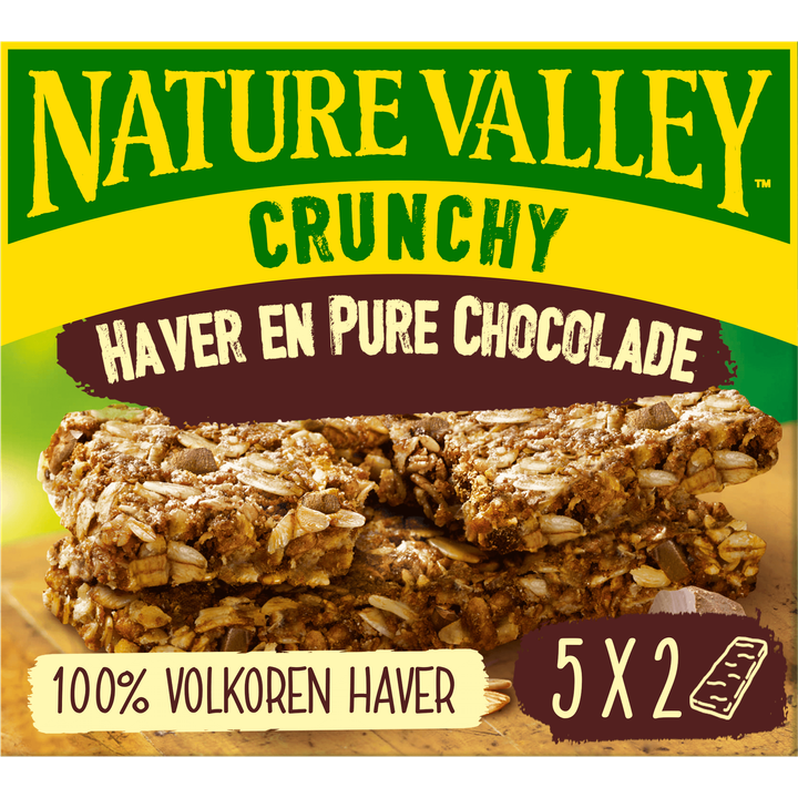 Nature Valley Crunchy Haver en Pure Chocolade 10 Bars 5 x 42 g