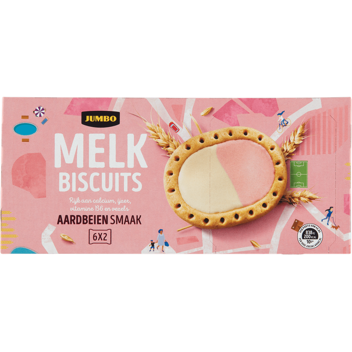 Fruit- en melkbiscuits
