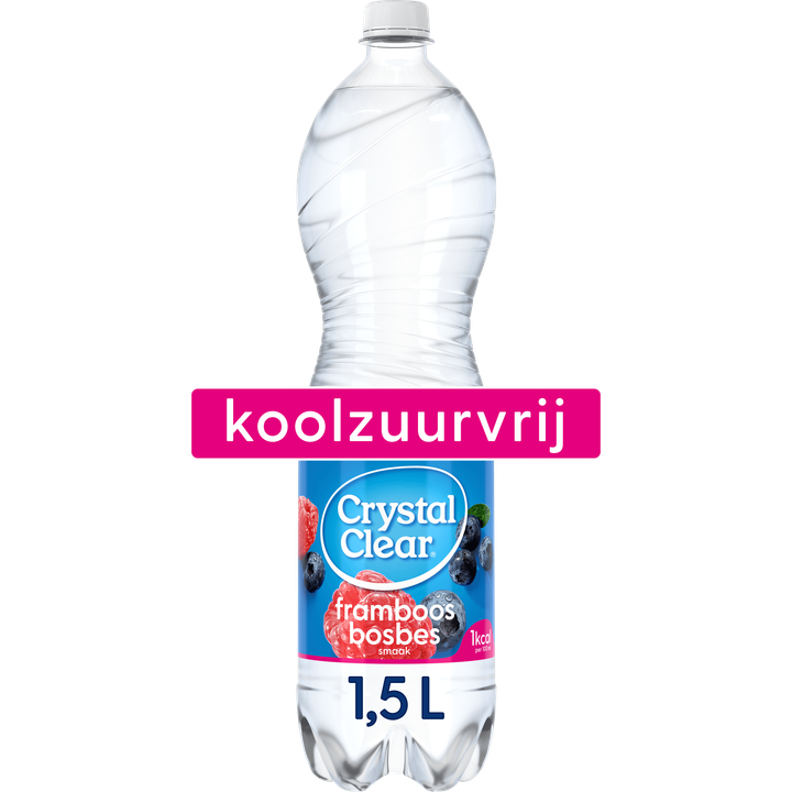 Crystal Clear Koolzuurvrij Framboos Bosbes 1,5L