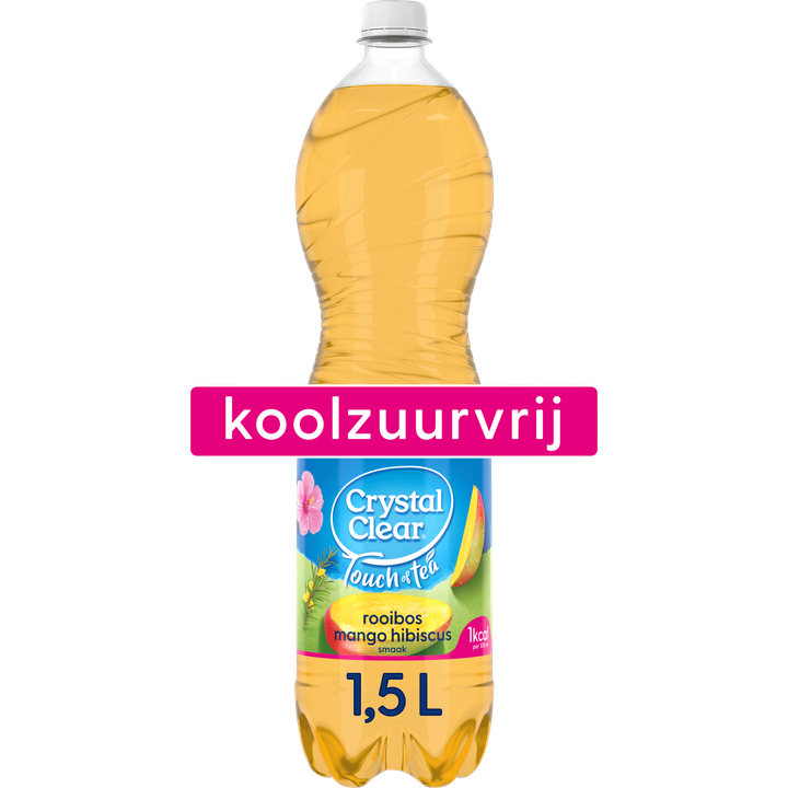 Crystal Clear Koolzuurvrij Rooibos Mango Hibiscus 1,5L