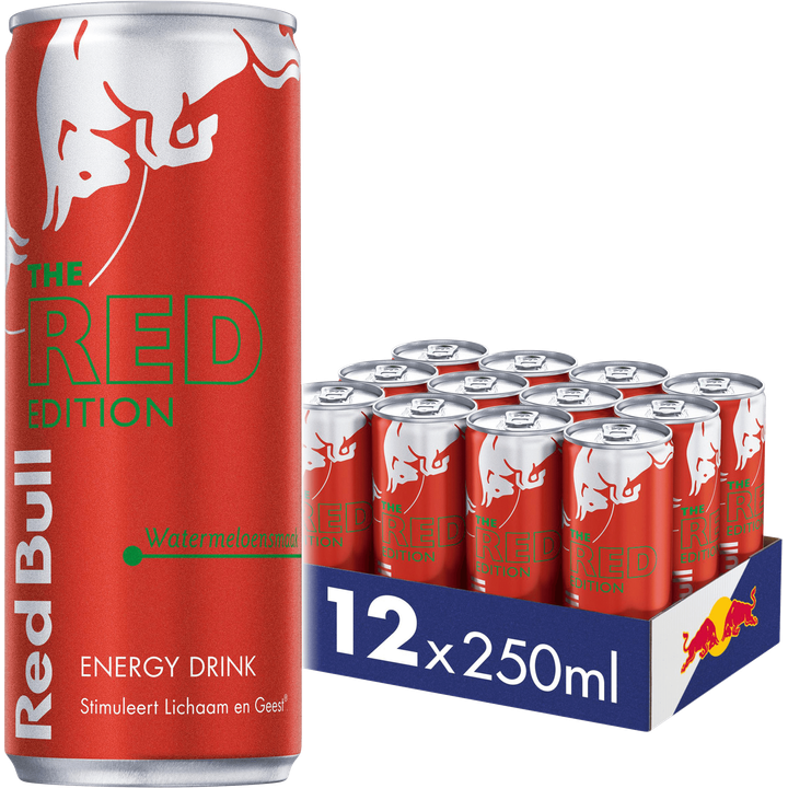 Red Bull Energy Drink Watermeloensmaak The Red Edition 250 ml