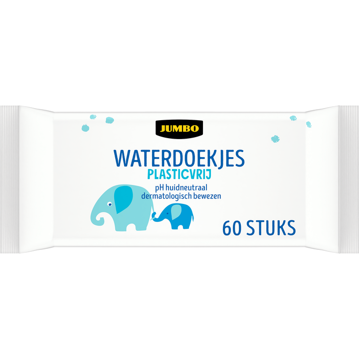 Waterdoekjes Plasticvrij 60 Stuks