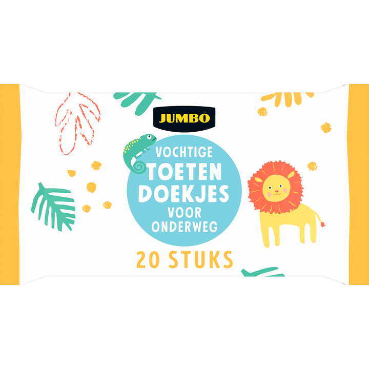 Vochtige Toetendoekjes voor Onderweg 20 Stuks