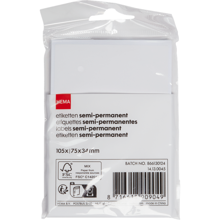 Labels 105 Stuks