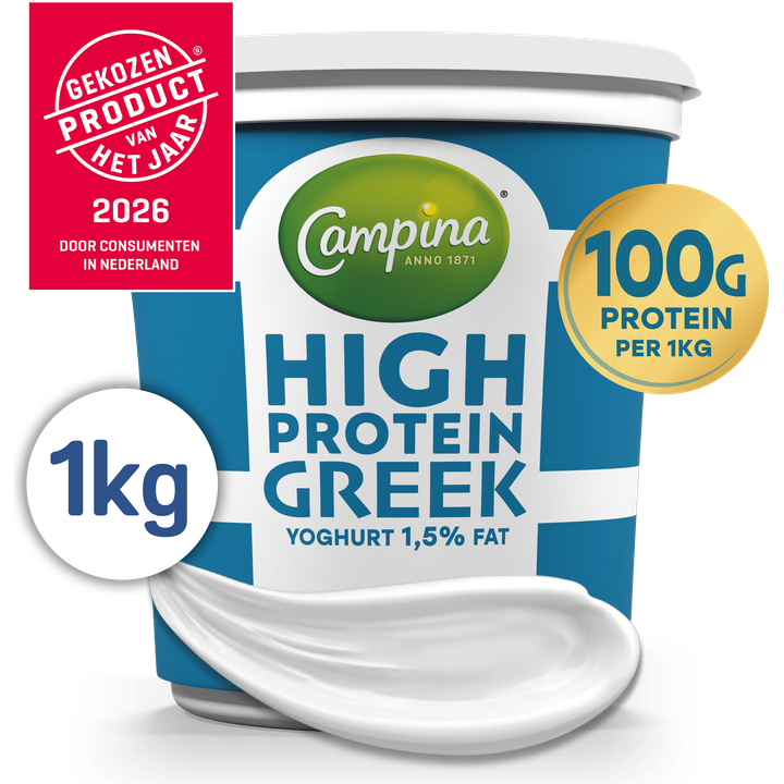 Campina High Protein Greek Yoghurt 1,5% Fat 1 kg