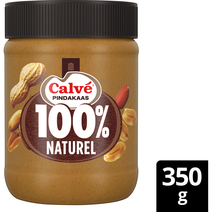 Calvé Pindakaas 100% Fijngemalen Pinda's 350 g