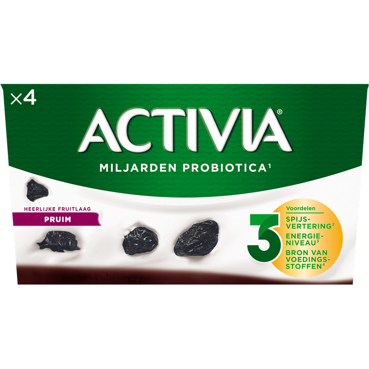 Activia Yoghurt Pruim 4 x 125 g