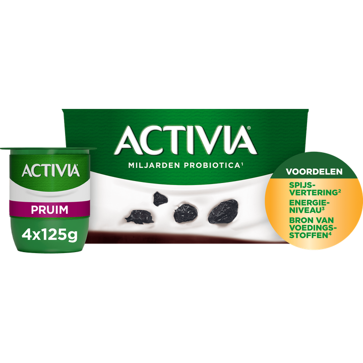 Activia Yoghurt Pruim 4 x 125 g