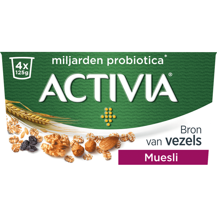 Activia Yoghurt Muesli 4 x 125 g