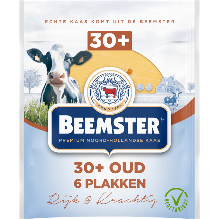 Beemster 30+ Oud Kaas 6 Plakken 0,150 kg