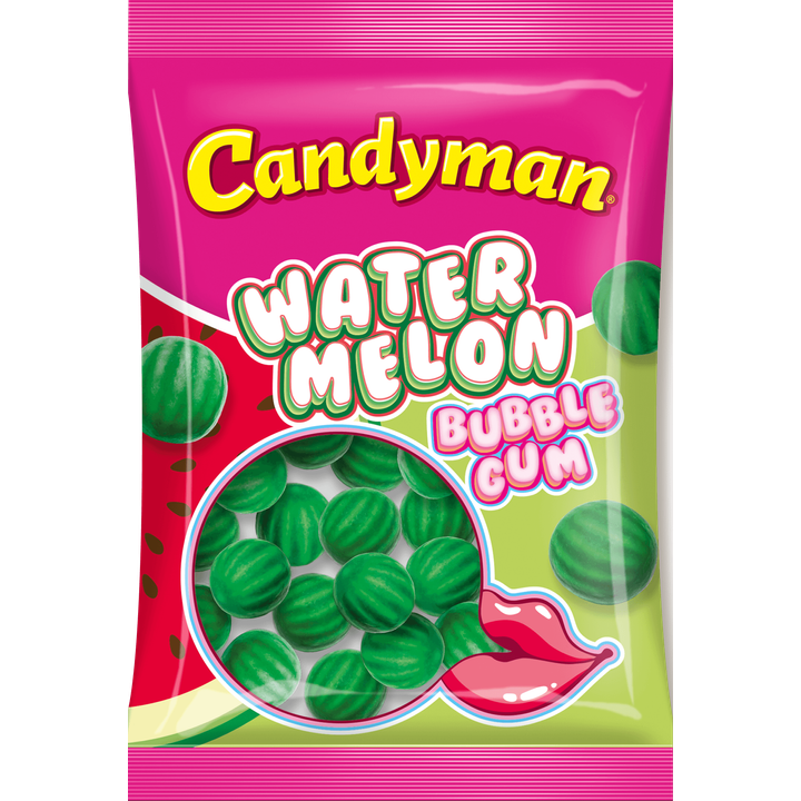 Candyman Kauwgom Watermelon Bubble Gum 90 g