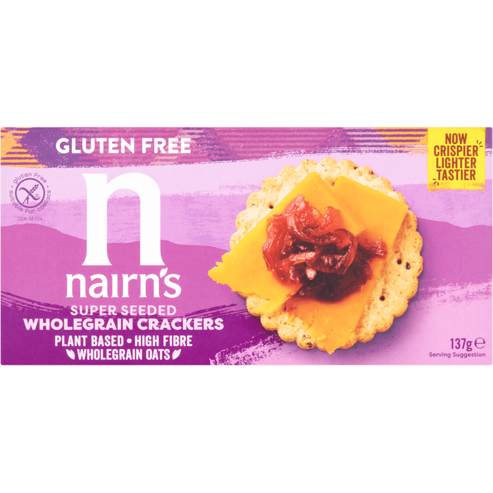 Nairn's Gluten Free Super Seeded Wholegrain Crackers 24 Stuks 137 g