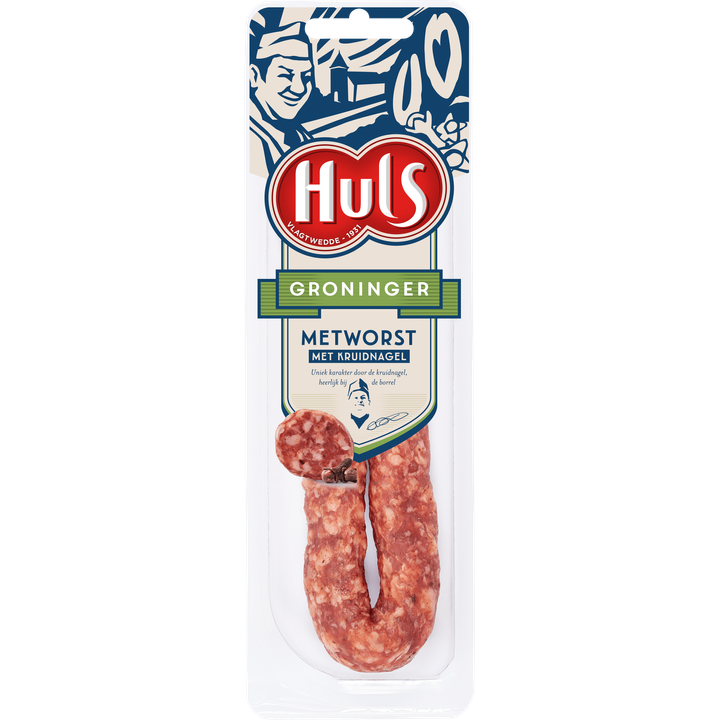 Huls Groninger Metworst met Kruidnagel 110 g