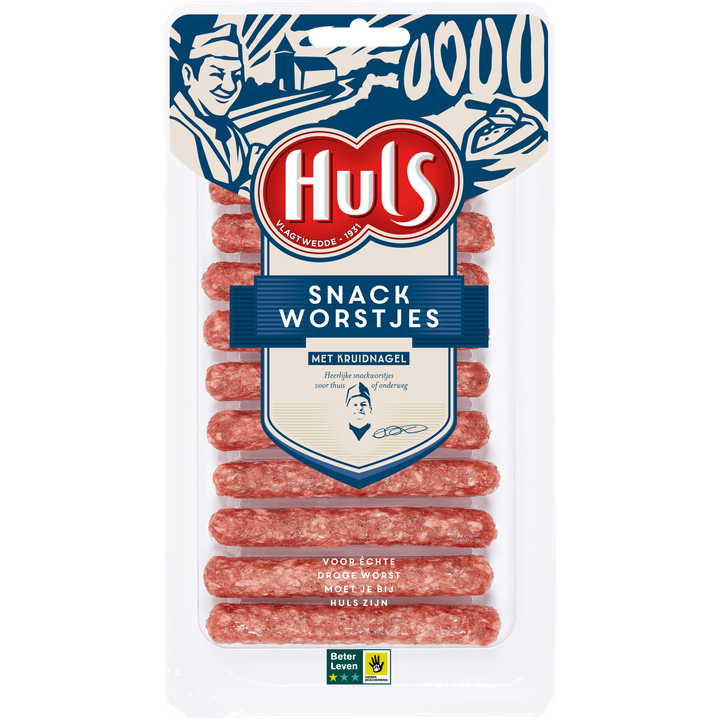 Huls Snackworst met Kruidnagel 121g